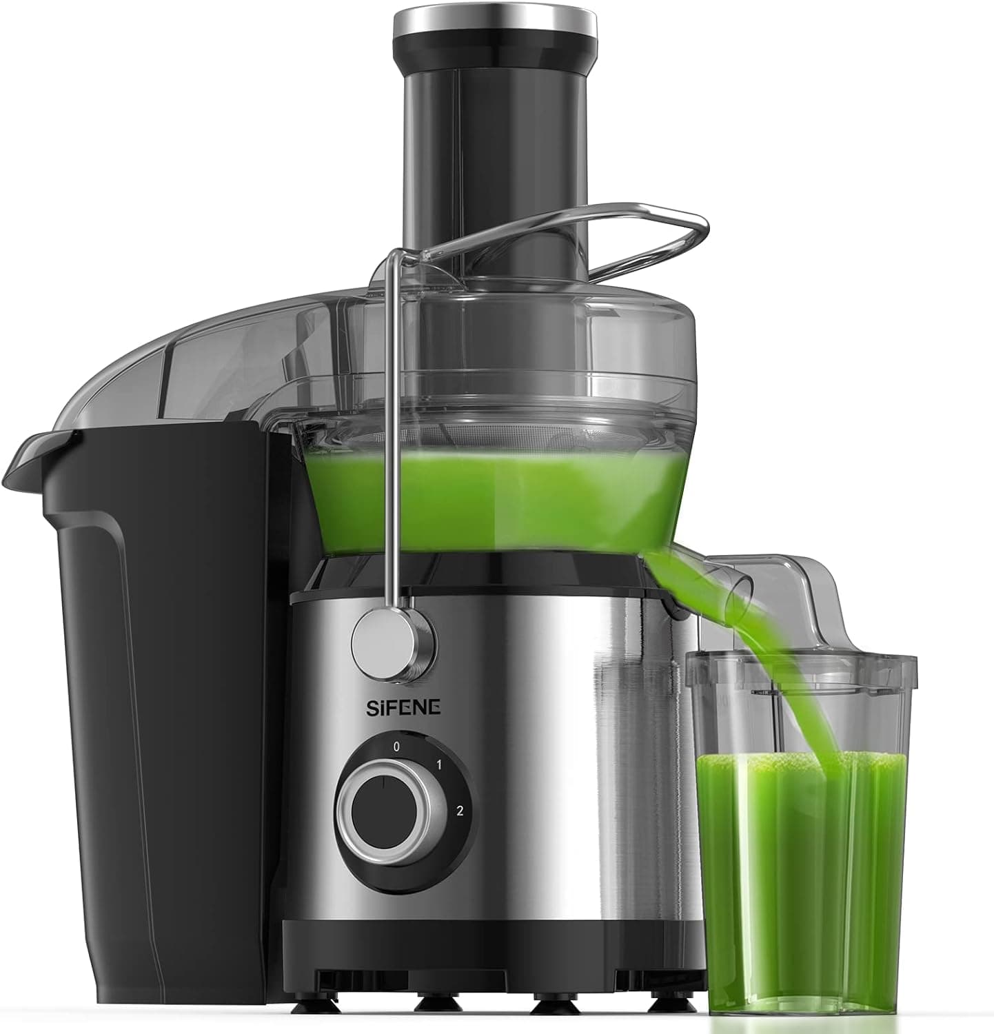 Juicer Machine, SiFENE Centrifugal Juicer Extractor 1000W Motor, 3.2" Big Mouth Juice Maker for Whole Fruits and Vegetables