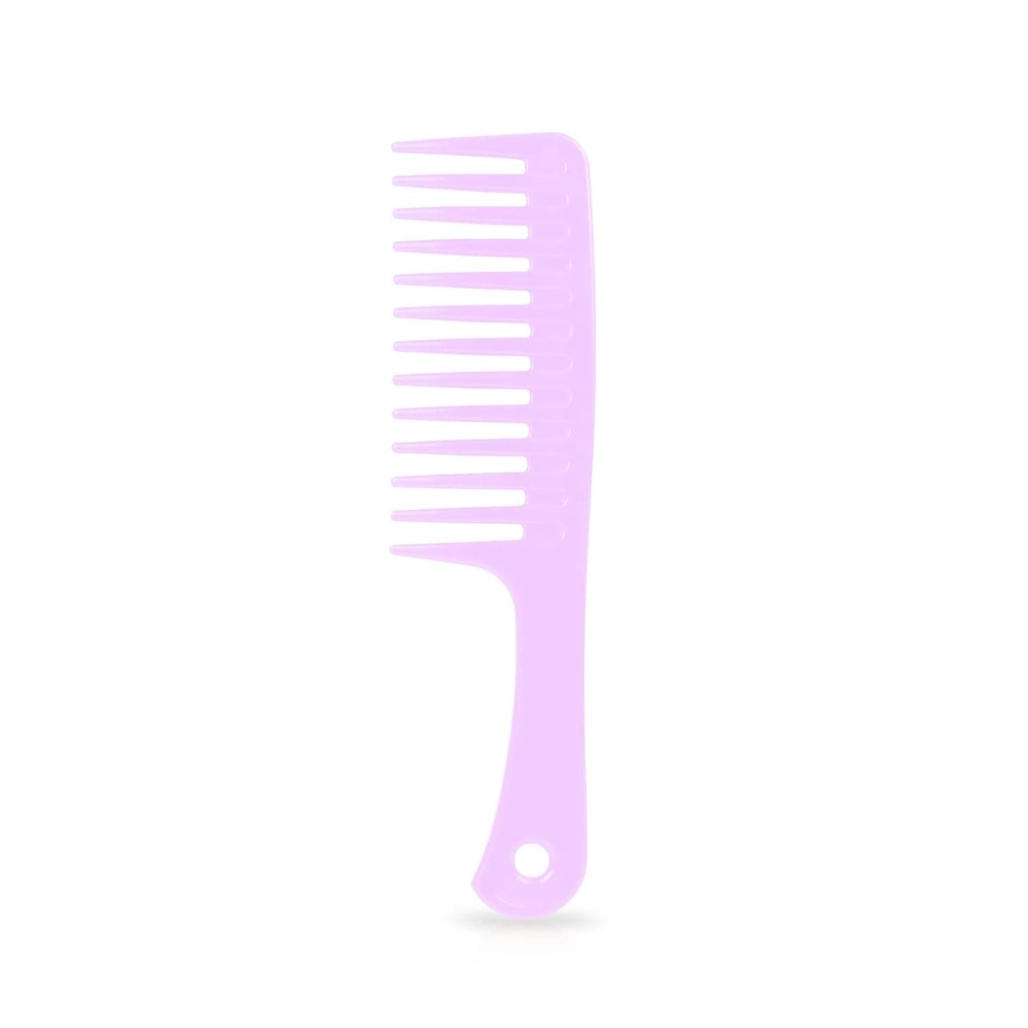 YEEPSYS Wide Tooth Comb for Curly Hair,Long Hair,Wet Hair,Detangling Comb, Hair Comb (Purple)