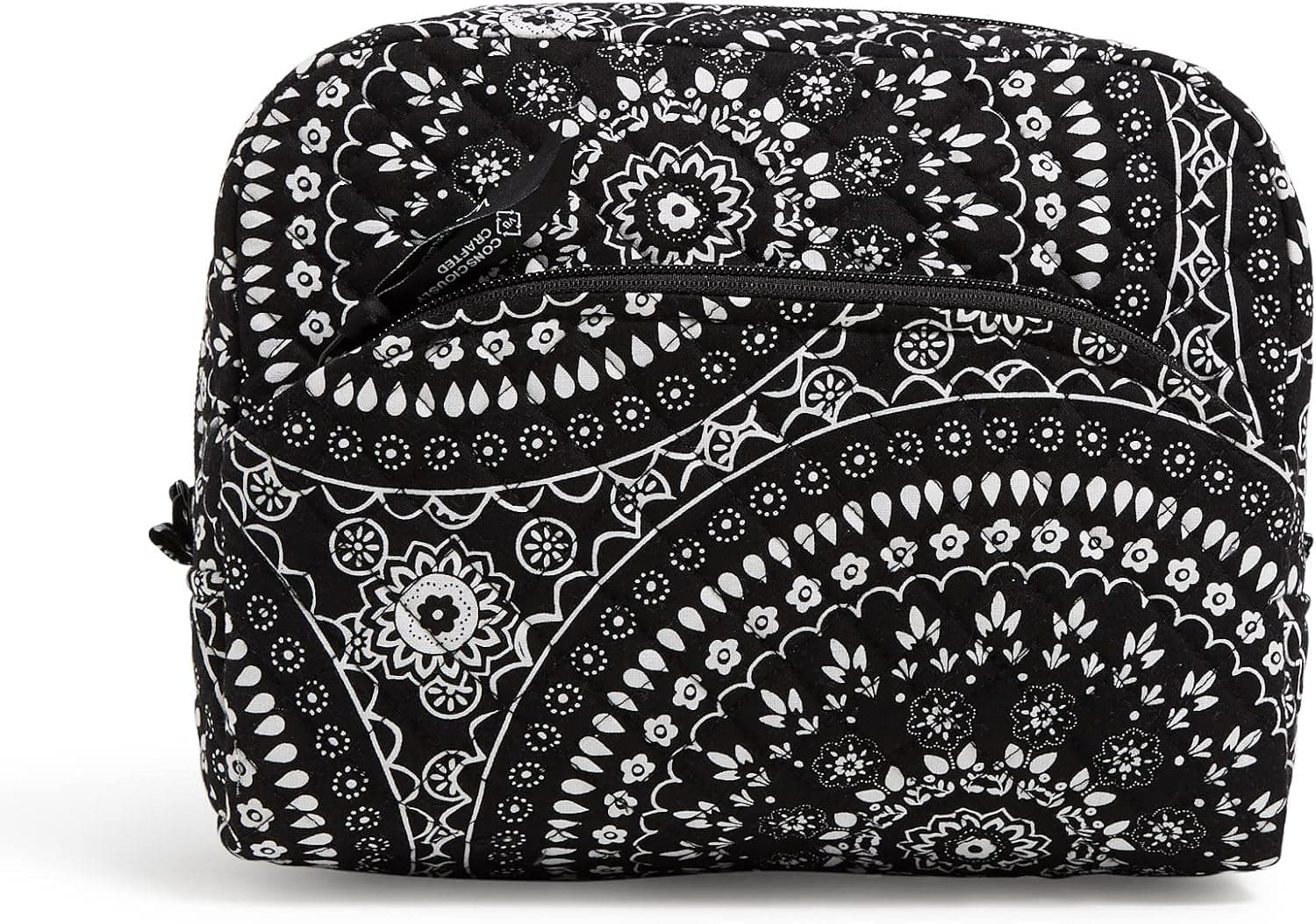 Vera Bradley Women's Cotton Large Cosmetic Makeup Organizer Bag