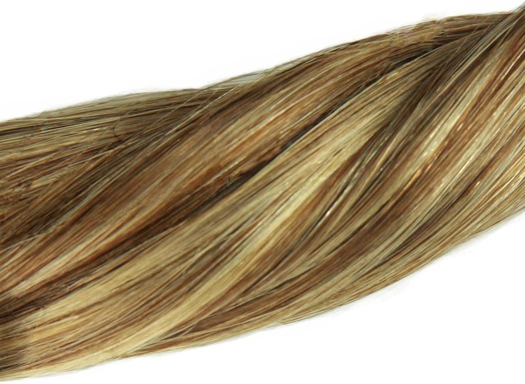 Uniwigs Remy Human Hair Mono Hairpiece, Hand Made Tied Hair Topper, Straight 16 Inches, Add Hair Volume Instantly for Hair Loss