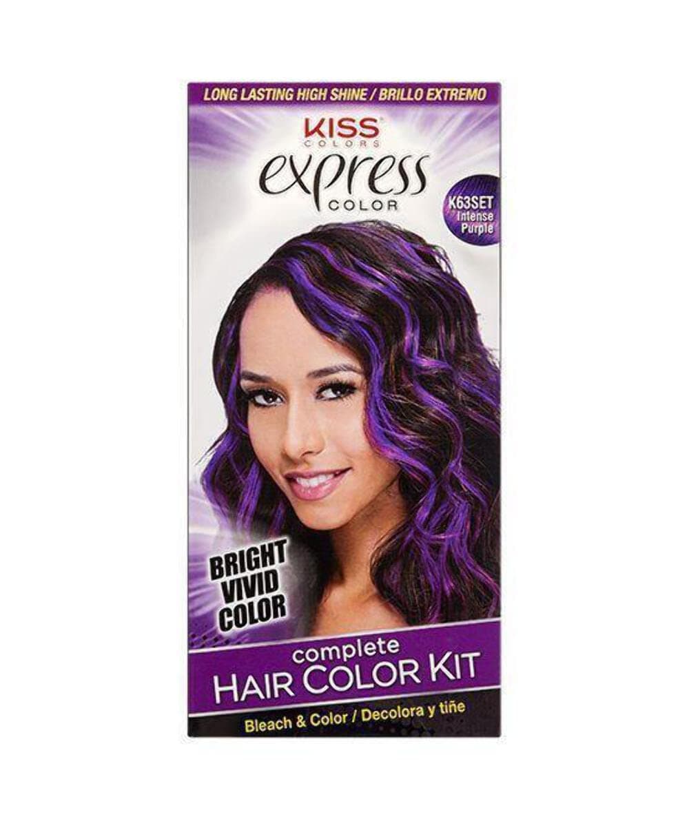 Kiss Express Color Kit #K63Set Intense Purple