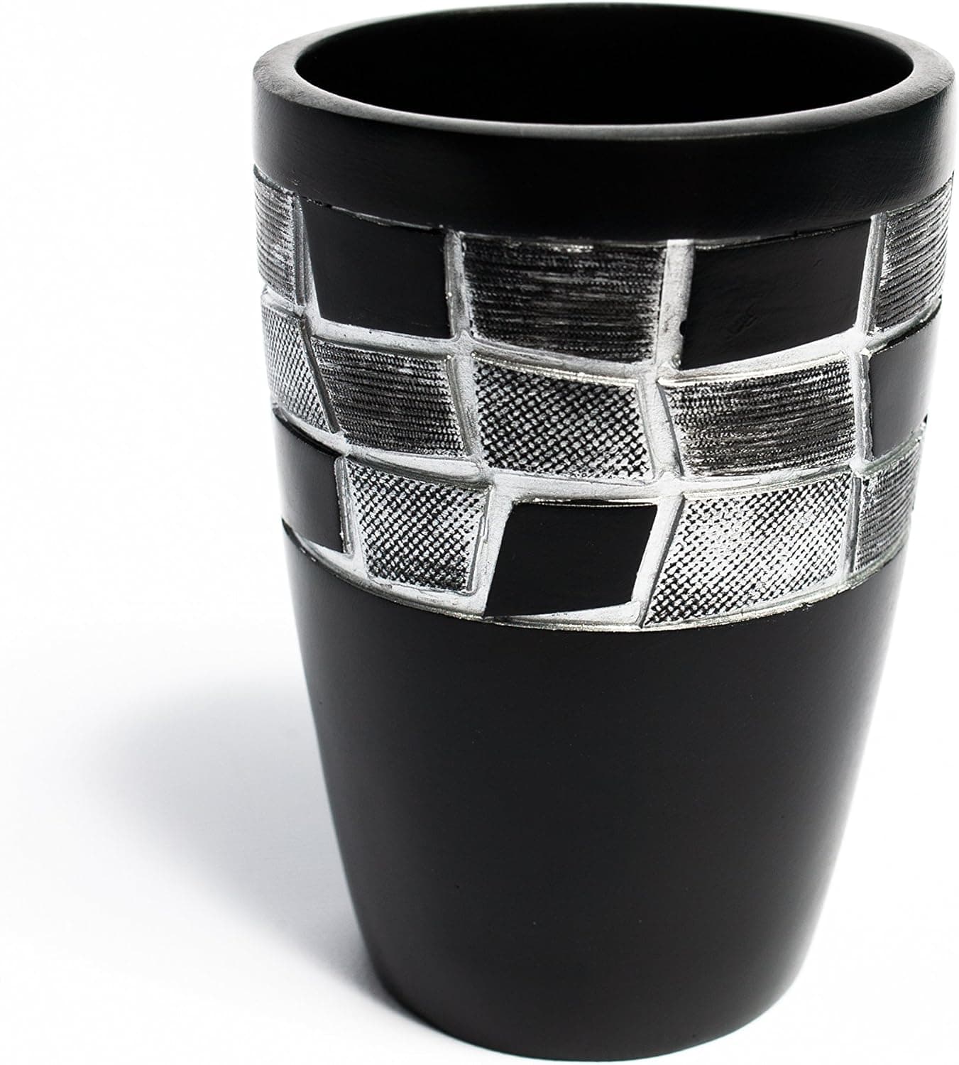 Popular Bath Mosaic Stone Black Tumbler