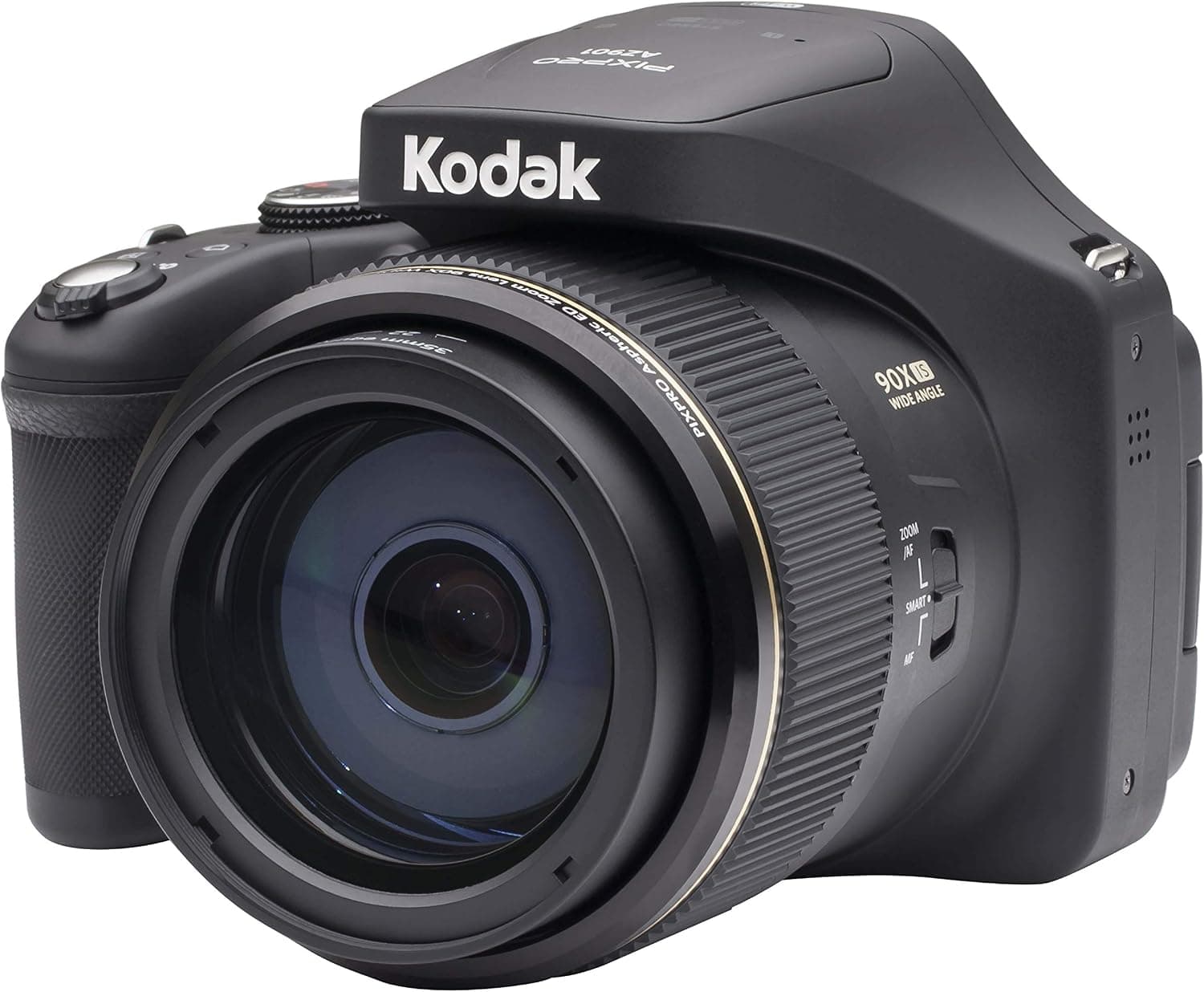 Kodak PIXPRO Astro Zoom AZ901-BK 20MP Digital Camera with 90X Optical Zoom and 3" LCD (Black)
