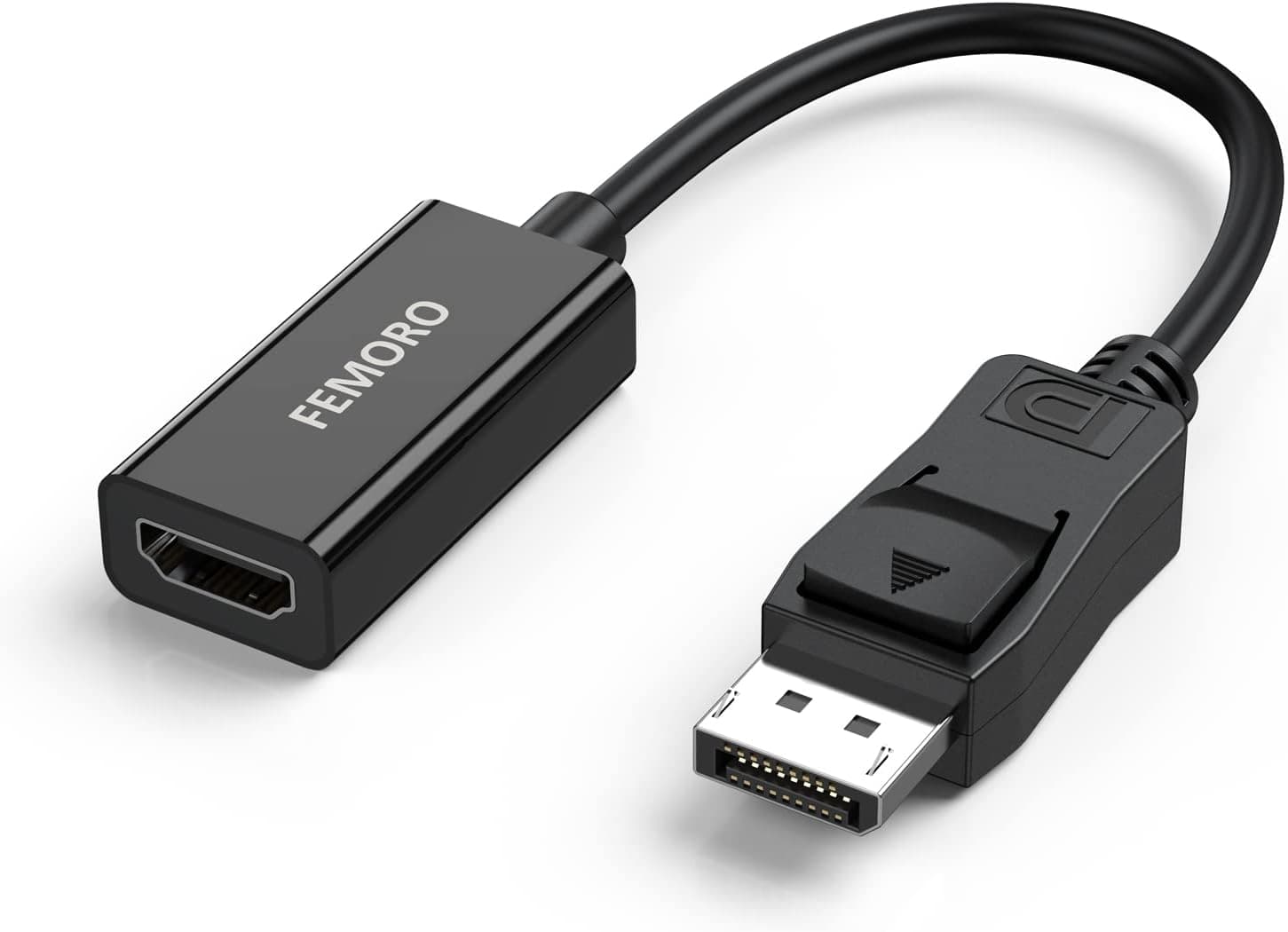 FEMORO DisplayPort to HDMI Adapter, DP DisplayPort to HDMI Converter Male to Female Video Link (DP to HDMI)