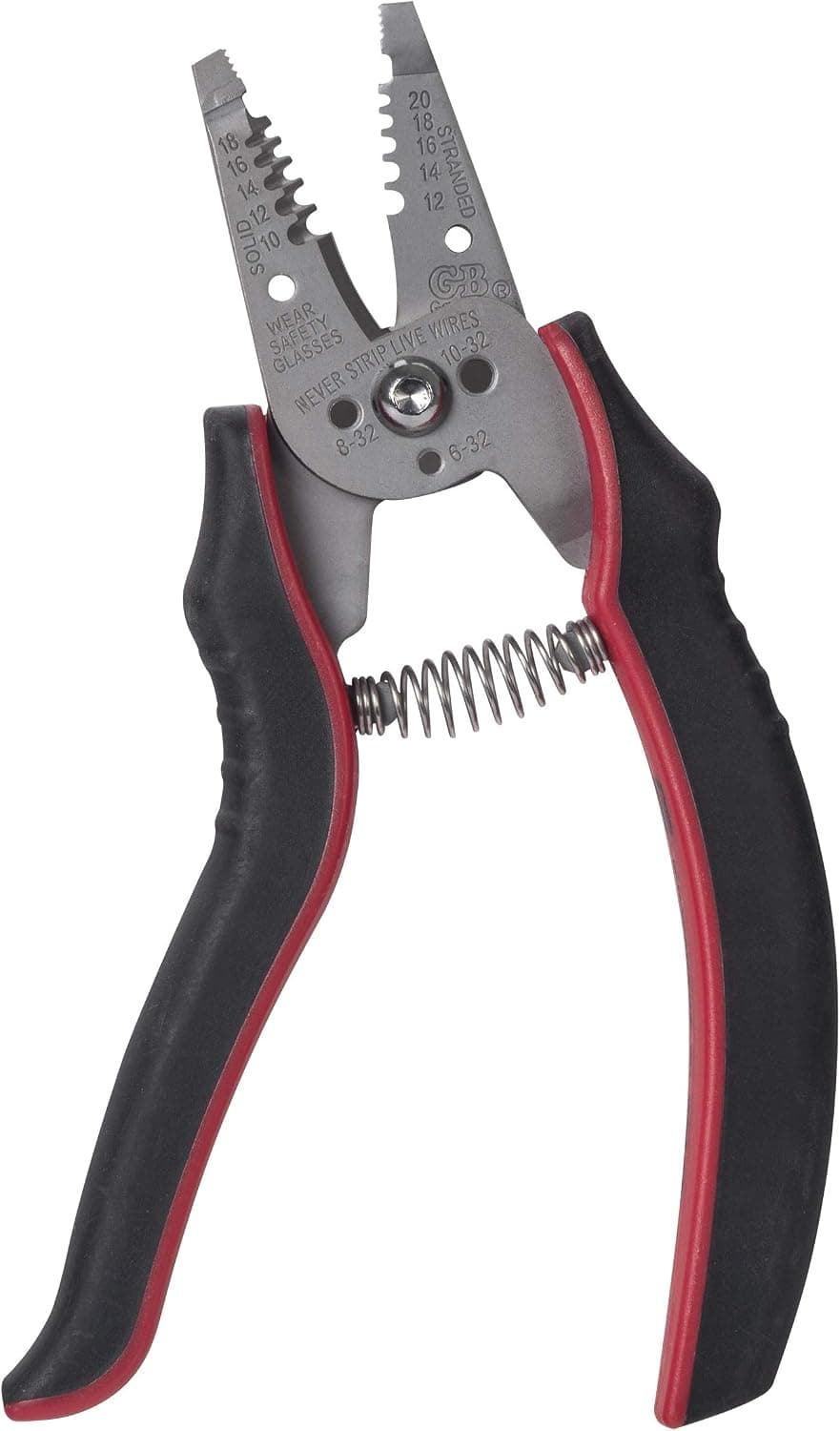 Gardner Bender GES-55 ArmorEdge Wire Stripper, 18-10 AWG, Stainless Steel, 6½ inch. Handle, 1 Pk.