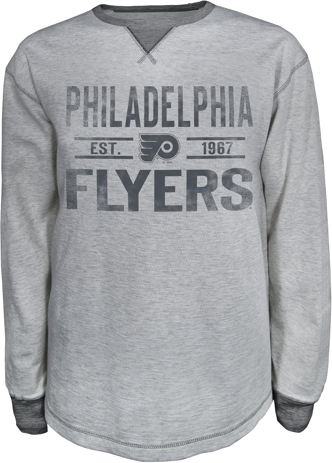 Majestic Athletic NHL St. Louis Blues P003412 Long Sleeve Thermal Slub Shirt