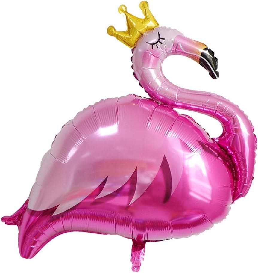 2 Pcs Flamingo Giant Balloons Pink Flamingo Mylar Foil Balloon for Party Supplies