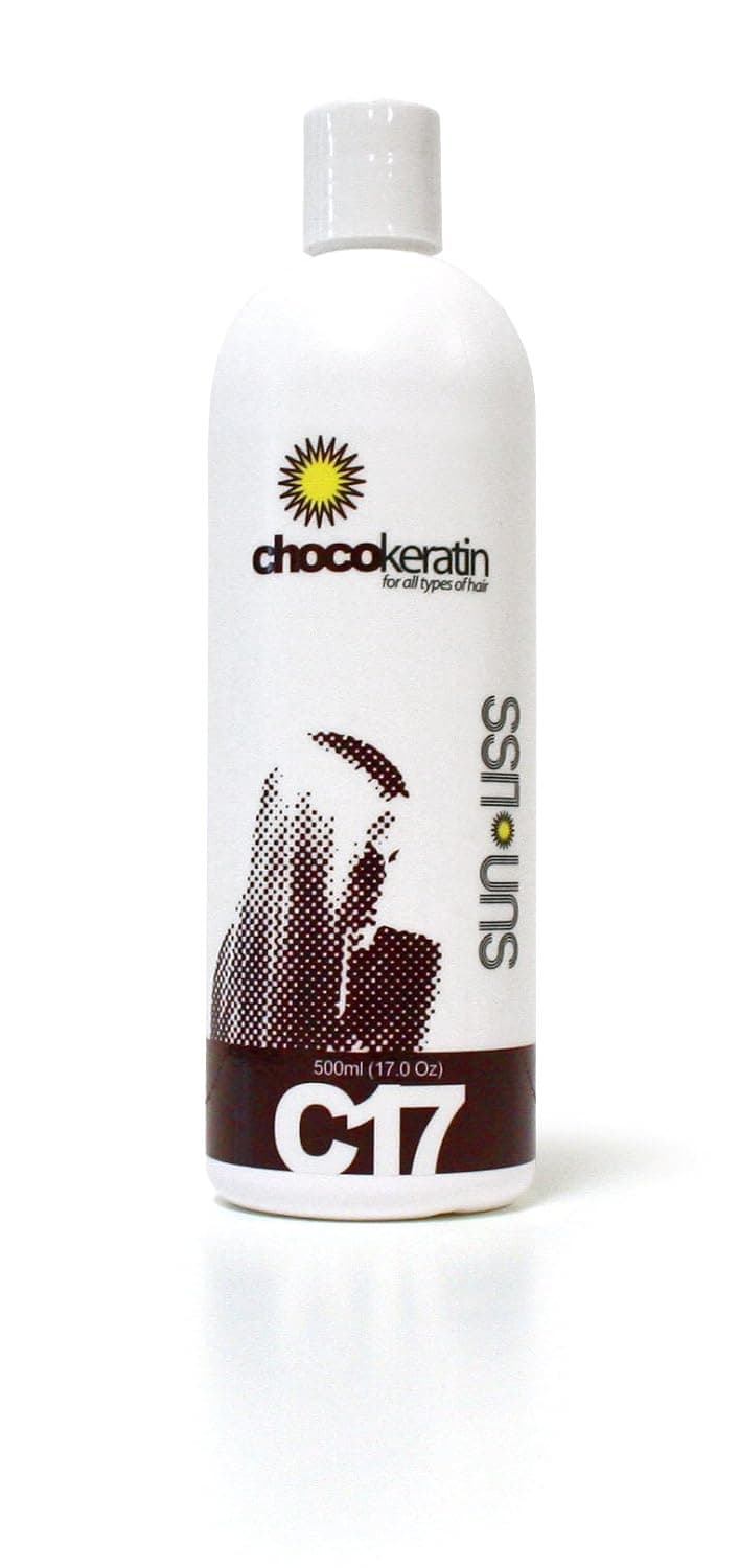 Sunliss Choco Keratin (C17-17 Oz (500ml) Brazilian Keratin Treatment Professional Complex