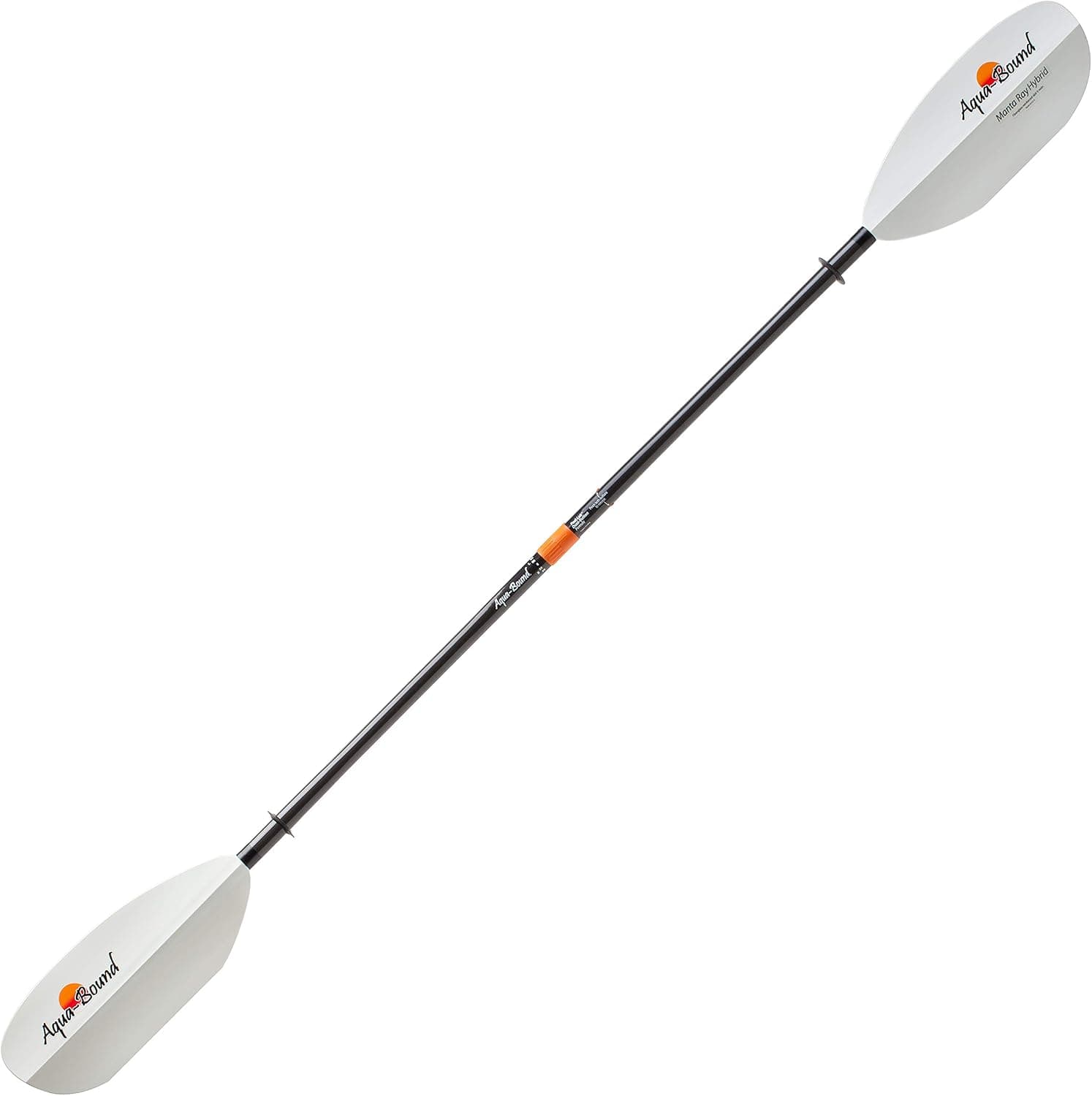AQUA BOUND Manta Ray Hybrid Kayak Paddle - Carbon Shaft/Composite Blade
