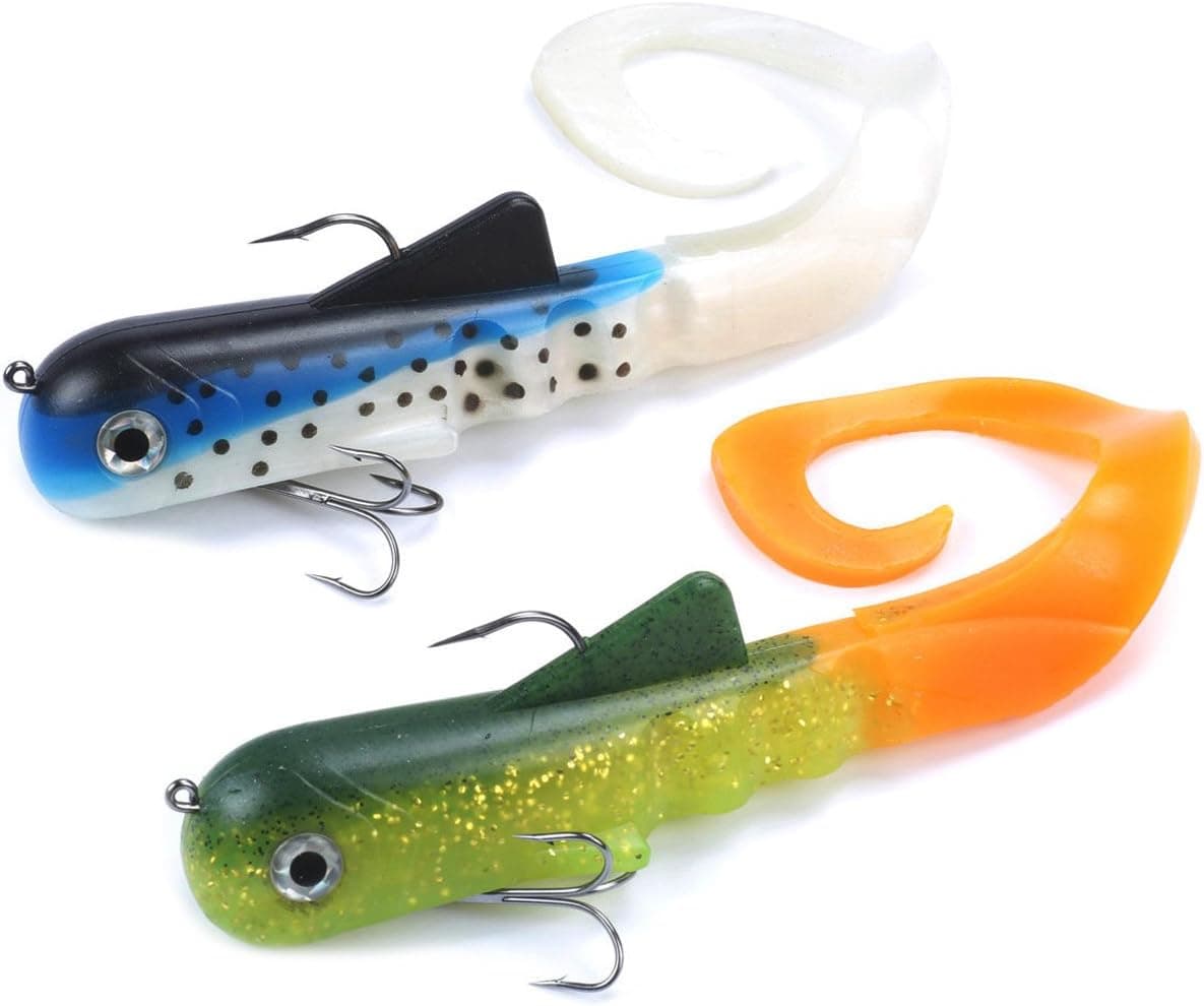 Mizugiwa 12"/30cm 115g Pike Musky Dawg Fishing Soft Bait Lure Fishing Tackle Pack of 2