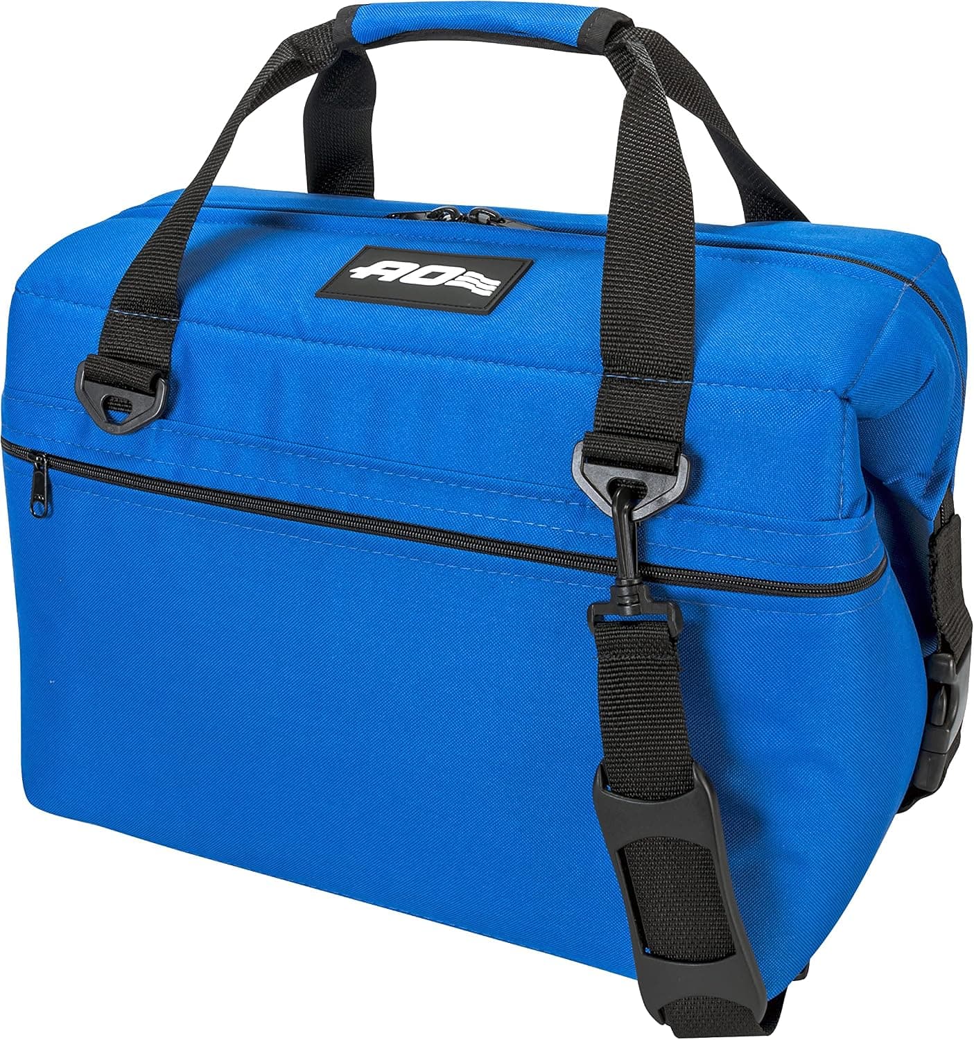AO Coolers Original Soft Cooler with High-Density Insulation, Royal Blue, 24-Can