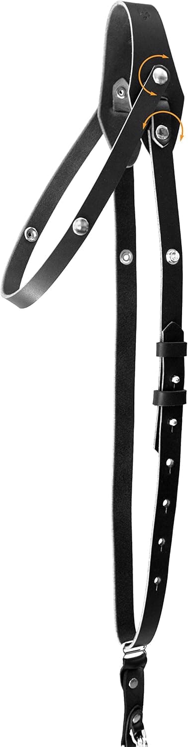 Andino Lite - Single Handmade Leather Camera Sling & Strap RL Handcrafts. DLSR, Mirrorless, Point & Shoot Made in The USA.