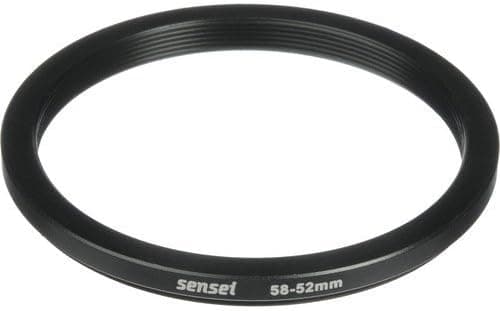 Sensei 58-52mm Step-Down Ring