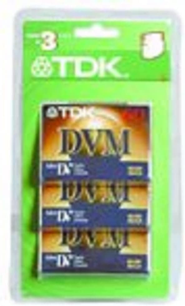 TDK MiniDV Tapes, 60 Minute (3-Pack)