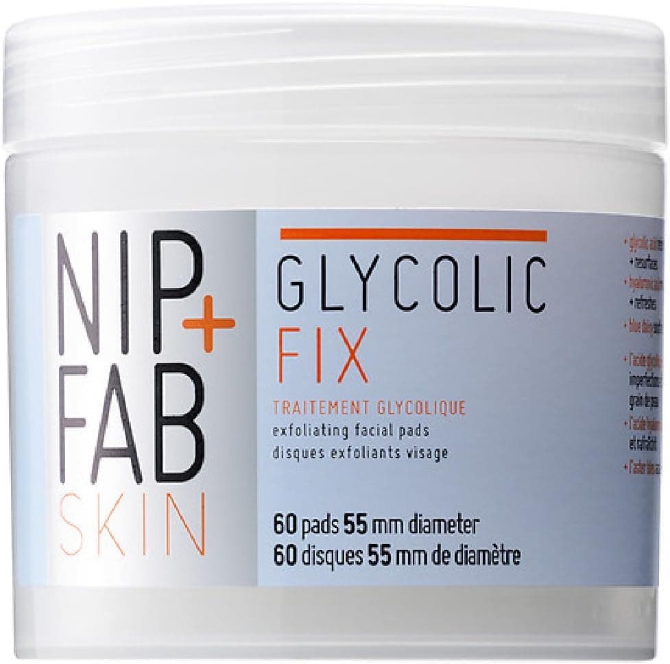 Nip + Fab Glycolic Fix Exfoliating Facial Pads (60)