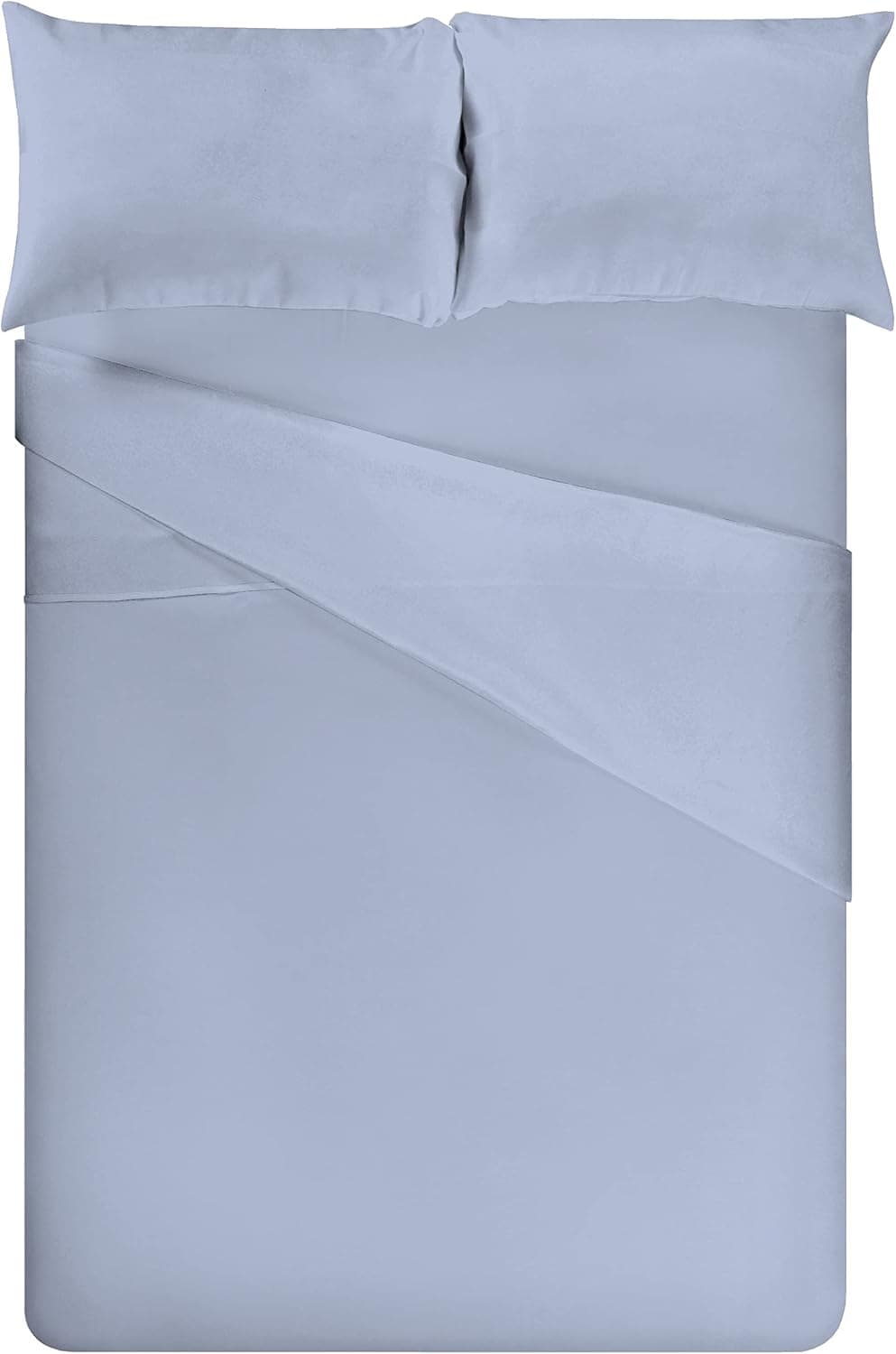 Juliet Full Sheet Set – 100% Pure Cotton 200 Thread Count, 4 Pieces (Full, Blue)