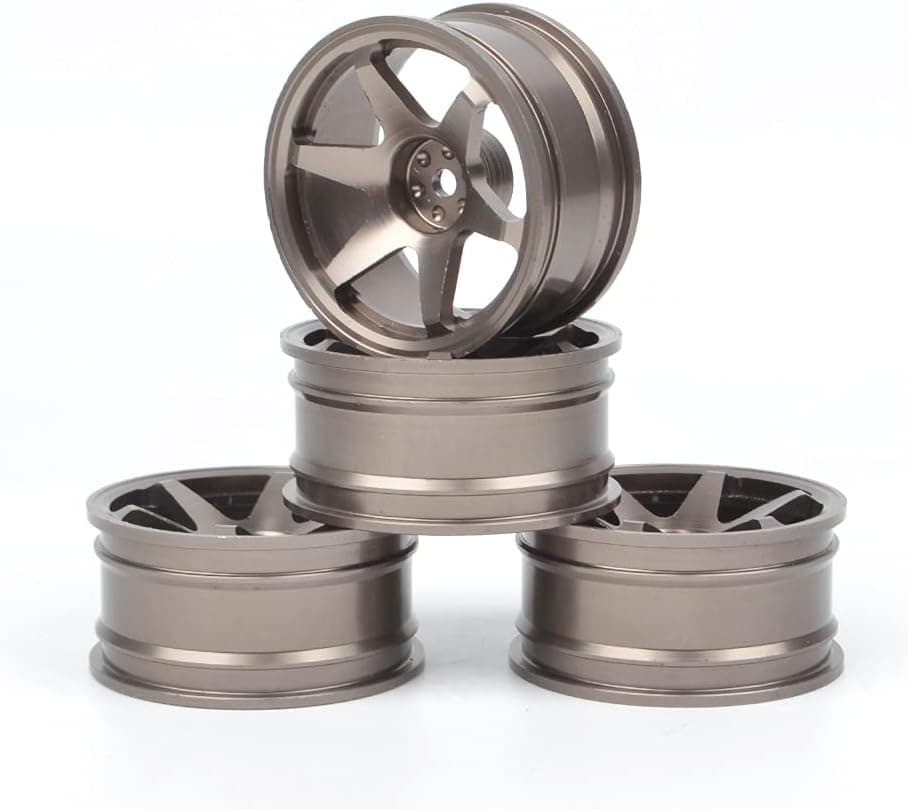 1/10 Rc Drift Aluminum Wheels 12mm Rims Set for Tamiya MST Yokomo redcat Racing Tour Car on Road Car