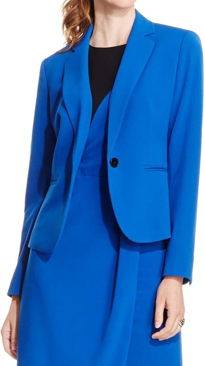 NINE WEST Women's Stretch One Button Suit Jacket