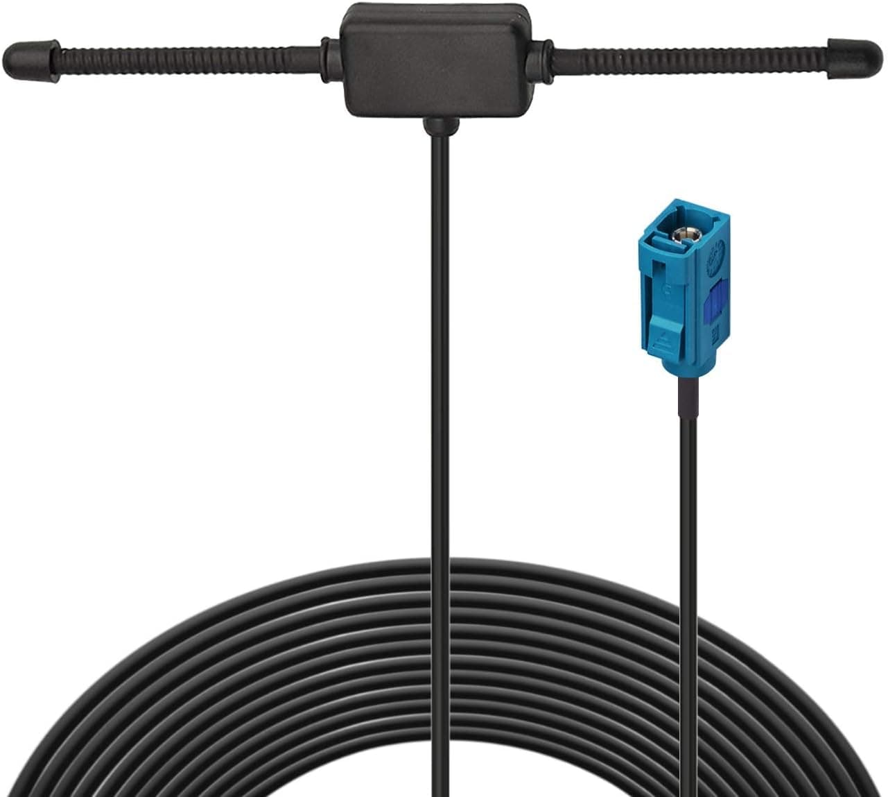 Bingfu Universal Car Stereo AM FM Dipole Antenna,Hidden Adhesive Mount FM AM Radio Antenna Aerial for Volkswagen Audi VW BMW Mercedes Benz Vehicle SUV Car Stereo Audio Radio Media Head Unit Receiver
