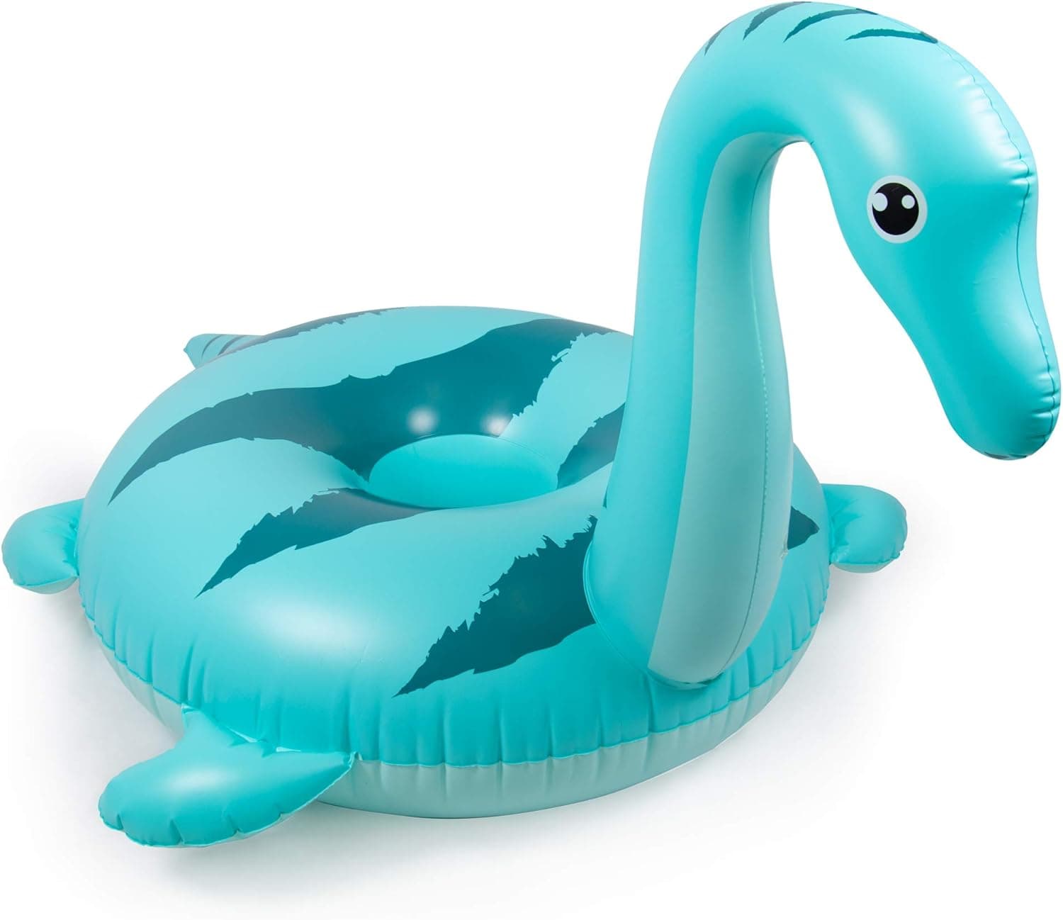 Nessie Pool Float - 5-Foot Jumbo Inflatable Loch Ness Monster Lounger - Funny Animal Theme Swimming Pool Party Accessory - Heavy Duty Vinyl Flotation