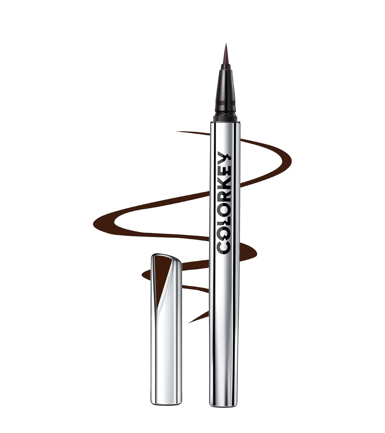 COLORKEY Floating Color 24 Hours Longwear Waterproof Liquid Eyeliner, Sweat Resistant, Waterproof and Smudgeproof Eye Liners Eyeliner Pencil (N02 Brown)