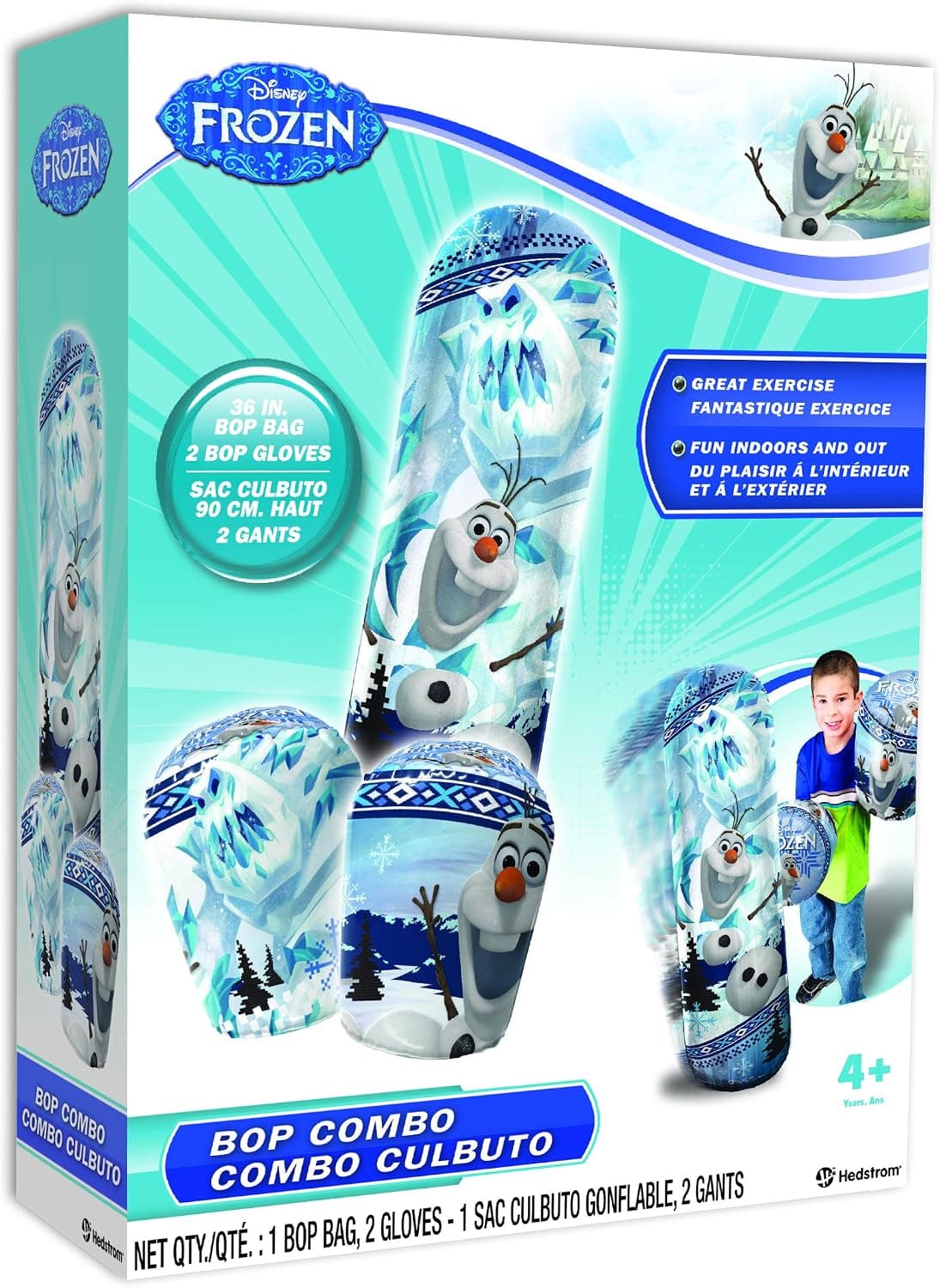 Hedstrom 56-8534 Frozen Bop Bag Combo, 36"