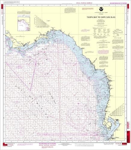 NOAA Chart 1114A: Tampa Bay to Cape San Blas (Oil and Gas Leasing Areas)