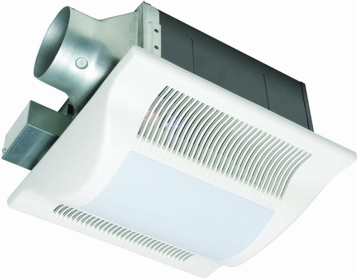 Panasonic FV-11VFL2 WhisperFit-Lite 110 CFM Low Profile Ceiling Mounted Fan with Light, White