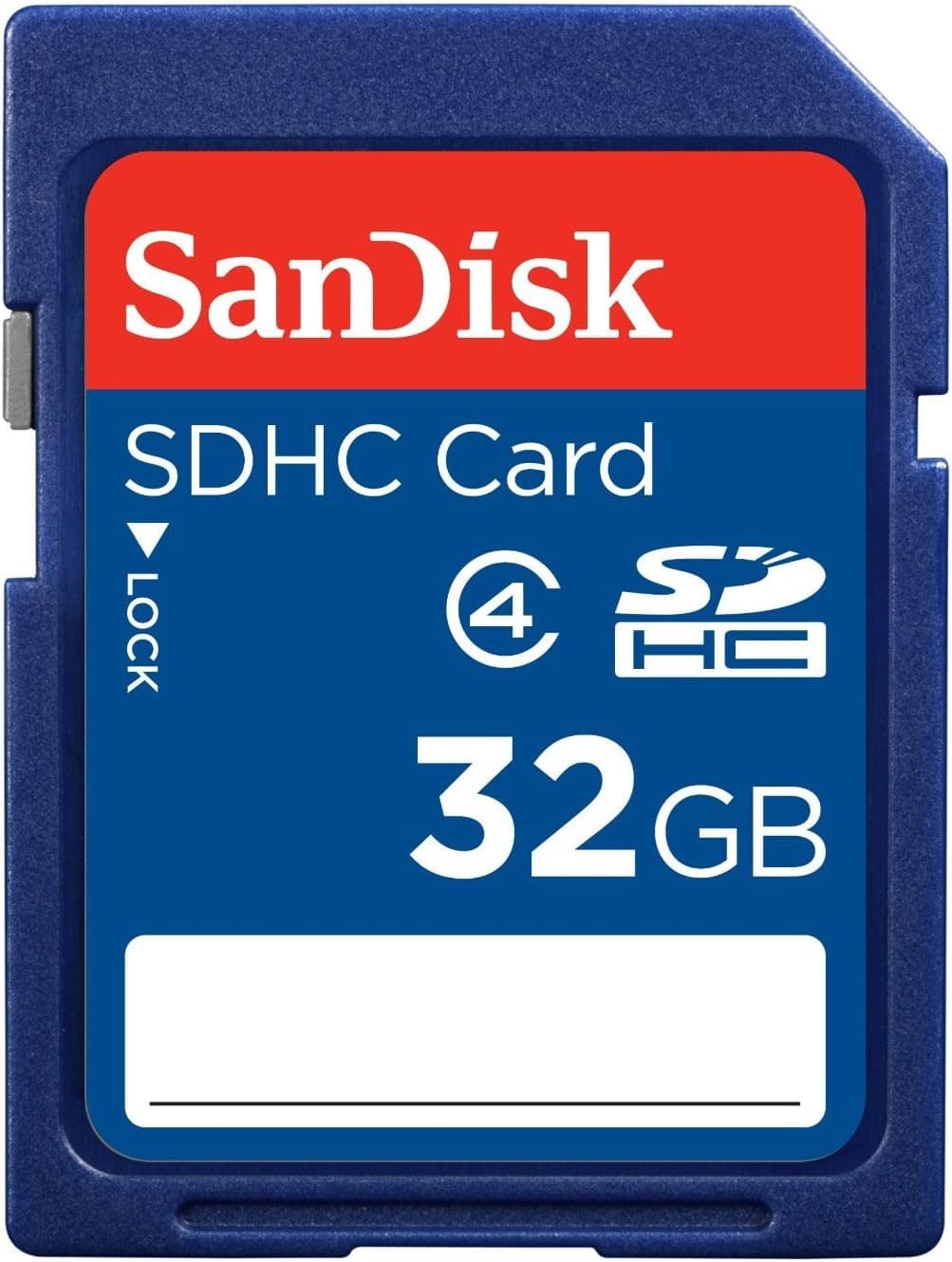 SanDisk 32GB Class 4 SDHC Memory Card, Frustration-Free Packaging- SDSDB-032G-AFFP (Label May Change)