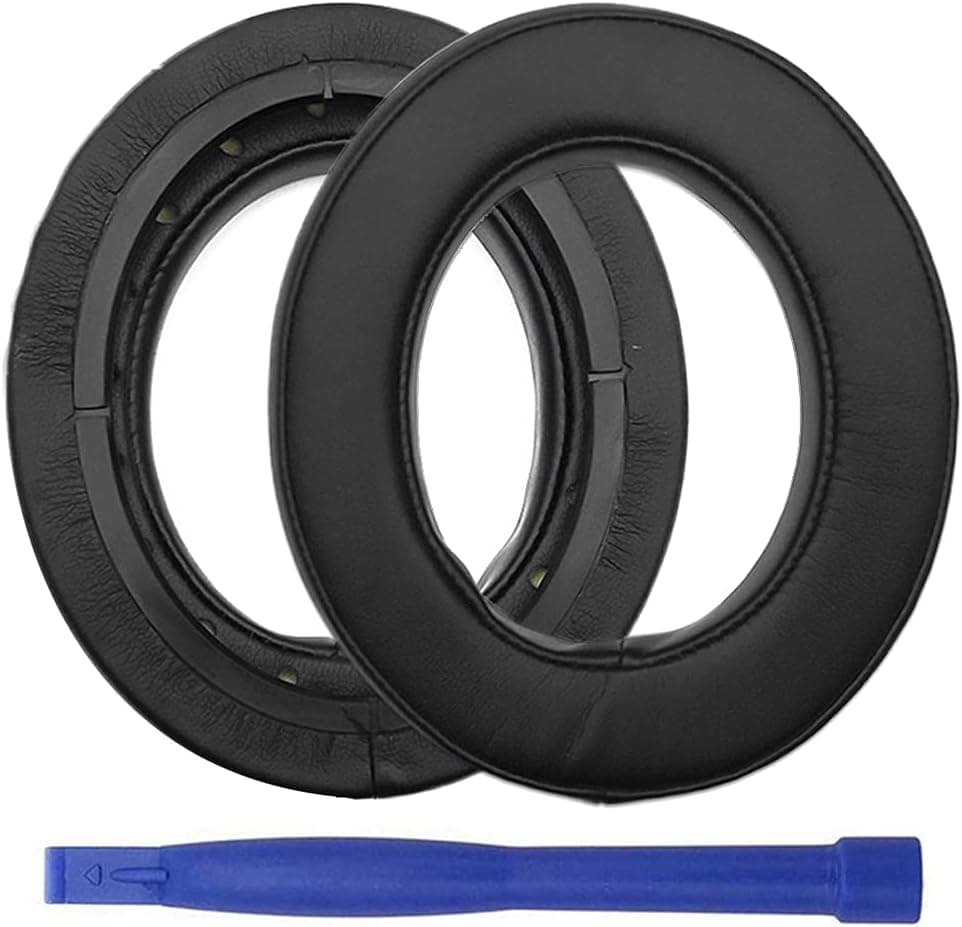 HS60 Ear Pads, Replacement Headphones Earpads Protein Leather Memory Foam Ear Cushions for Corsair HS50 HS60 HS70 Pro Headsets