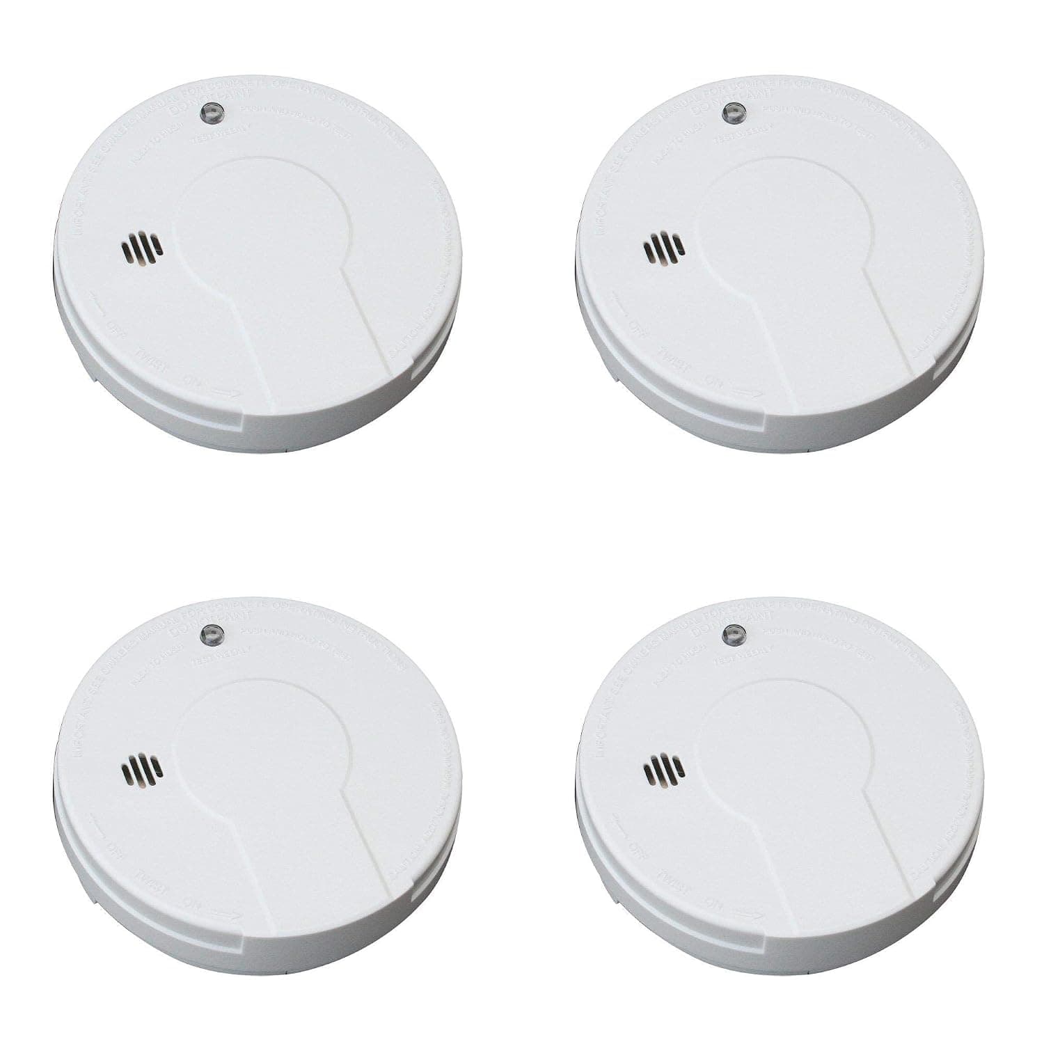 Kidde Smoke Detector Alarm | Battery Operated | Model # i9050 Pack of 4