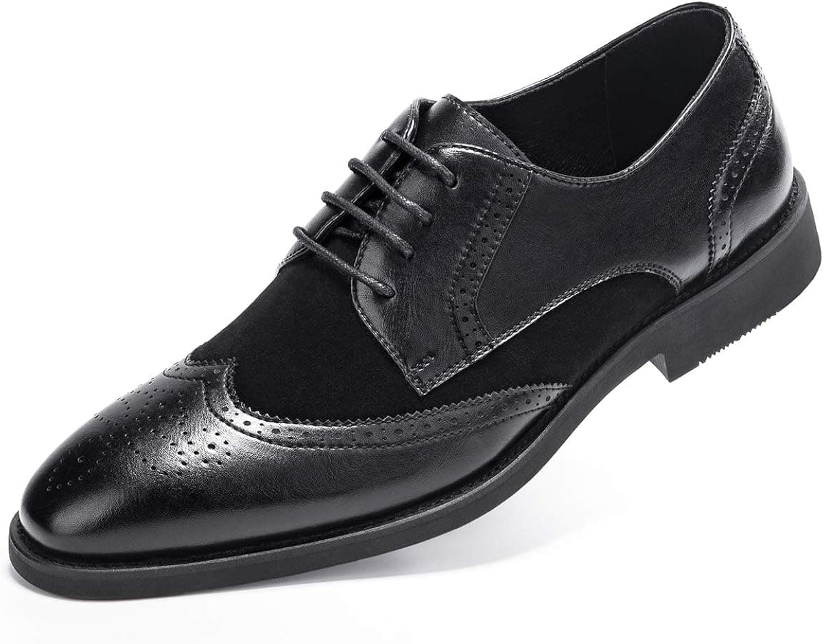 Men's Wingtip Dress Shoes Lace up Oxfords