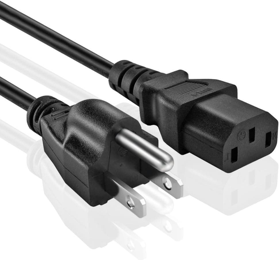 OMNIHIL 8 Feet AC Power Cord Compatible with Samsung CLP Series Color Laser Printers
