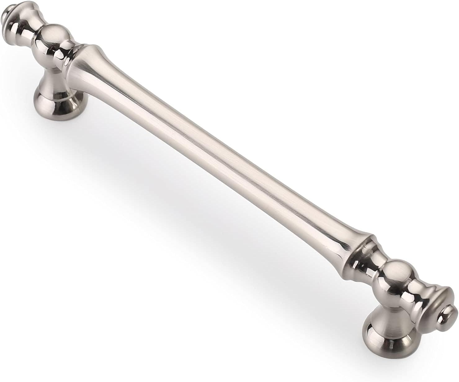 Asidrama 6 Pack 5 Inch(128mm) Brushed Satin Nickel Kitchen Cabinet Handles, Cabinet Pulls Kitchen Cabinet Hardware for Cupboard Drawer Handles Dresser Pulls