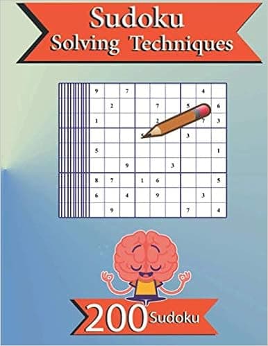 sudoku solving techniques: With 4 Levels Difficulty Random Easy Medium Hard Jumbo Sudoku Books For Adults 8.5x11Inch 255 Pages Puzzles Sudoku