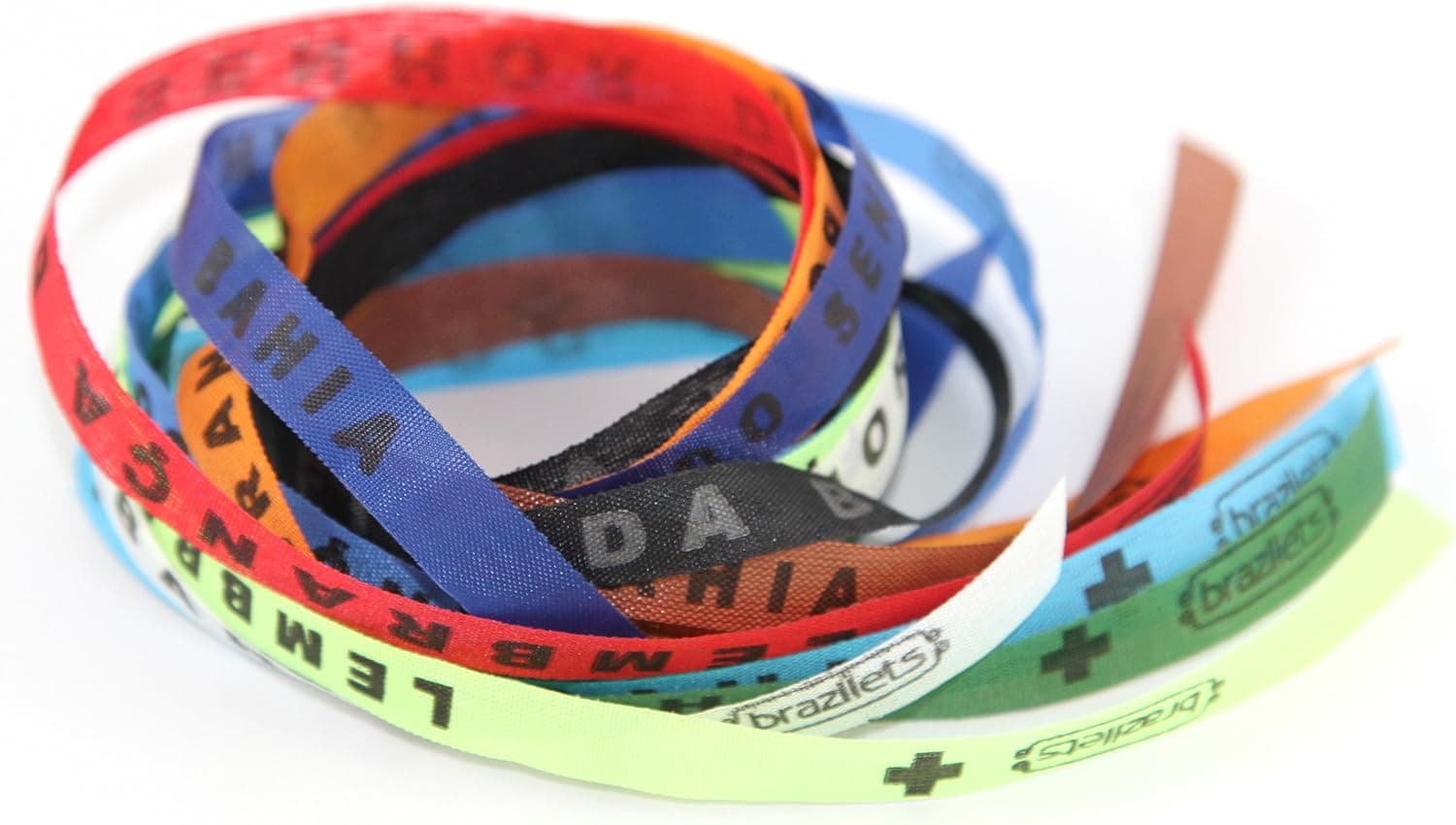 FLEEPS Brazilets, 12-Pack - Traditional Brazilian Bracelets - Tie-On Wish Bracelets - Bahia Bands Spiritual, Special or Friendship Bracelets {Nature}