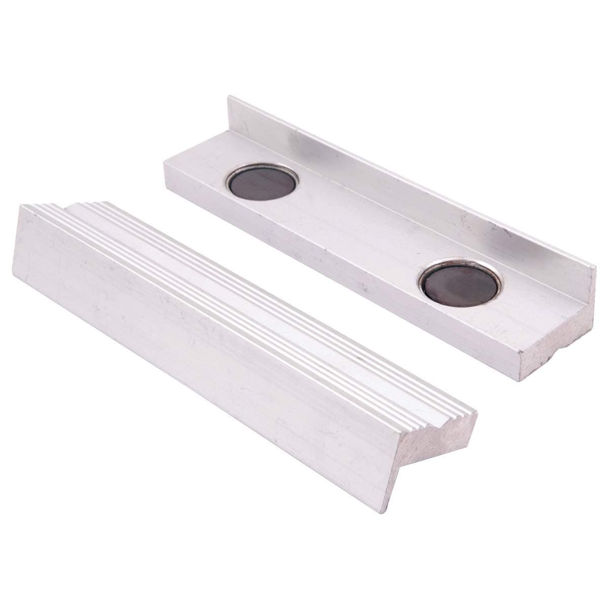 HHIP 3900-2152 Aluminum Soft Vise Jaw with Magnet, 1-1/8" Height x 8" Width
