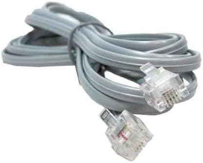 RJ11 6P4C Modular Telephone Cable Straight (7 Feet)