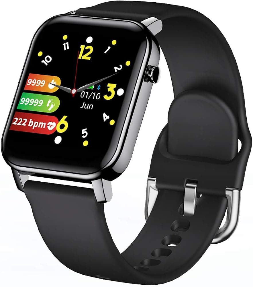 KINGXBAR Smart Watch for Women, Waterproof IP68 1.3" Full Touch Screen Heart Rate Smart Watch with Body Temperature Measurement Sleep and Swim Tracker, Best Fitness Gift for Mother Lover Friends