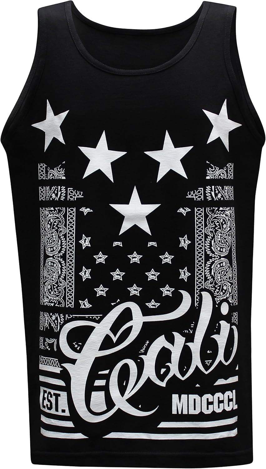 tees geek California Republic Cali MDCCCL Men's Muscle Tee Tank Top