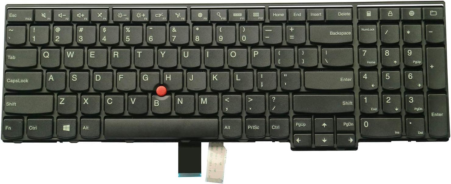 AUTENS Laptop Replacement Keyboard for Lenovo ThinkPad T540 T540p L540 W540 W541 T550 W550 W550s T560 L560 L570 P50s Laptop No Backlight (6 Fixing Screws)