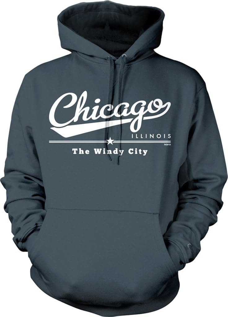 NOFO Clothing Co Chicago, Illinois, The Windy City Hooded Sweatshirt