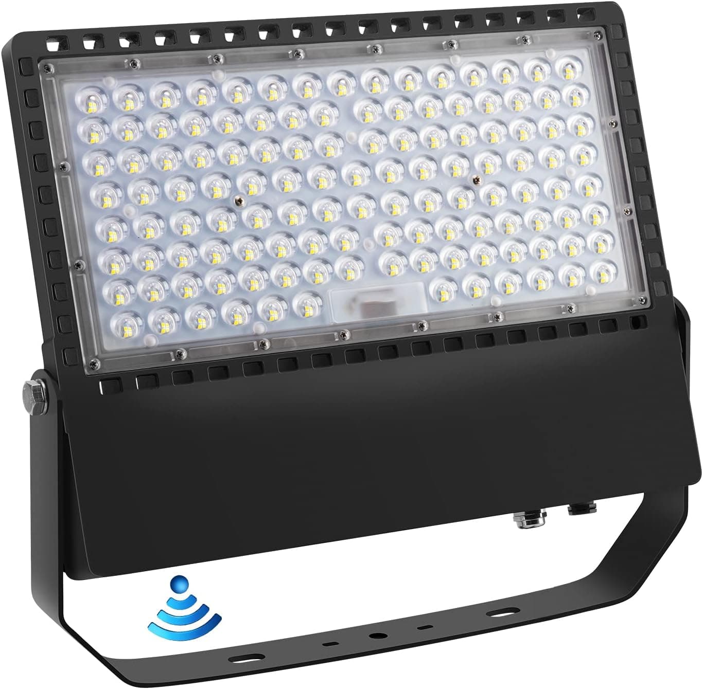 Juyace 36000lm Led Flood Light Outdoor Commercial Stadium Lighting with Dusk to Dawn photocell 5000K IP65 for Building Arena barn Parking lot Backyard Garage Industrial Area