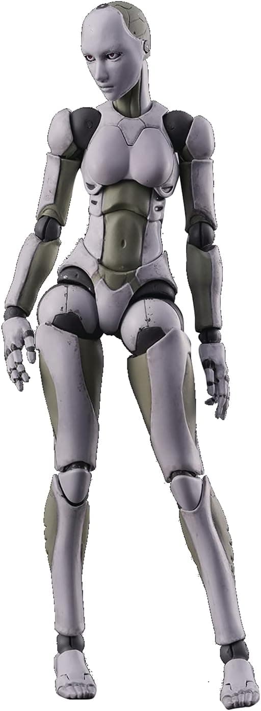 1000 Toys TOA Heavy Industries: Synthetic Human Female 1:12 Scale Action Figure, Multicolor