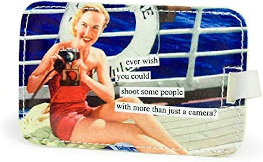 Anne Taintor Travel Luggage Tag - More Than Just a Camera