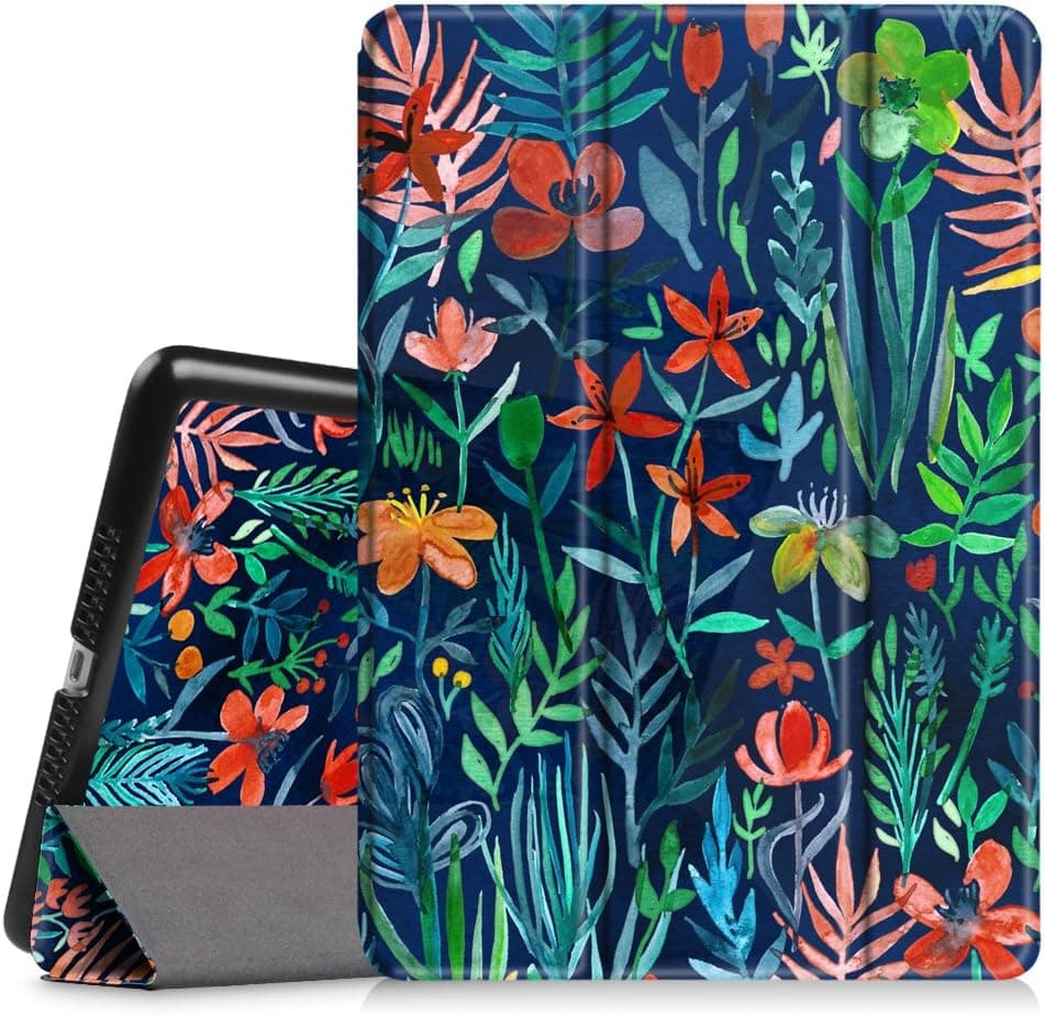 Fintie Slimshell Case for iPad Mini 3/2/1 - Lightweight Smart Stand Cover with Premium PU Leather Back Protector for iPad Mini 1/Mini 2/Mini 3 (Auto Wake/Sleep), Jungle Night