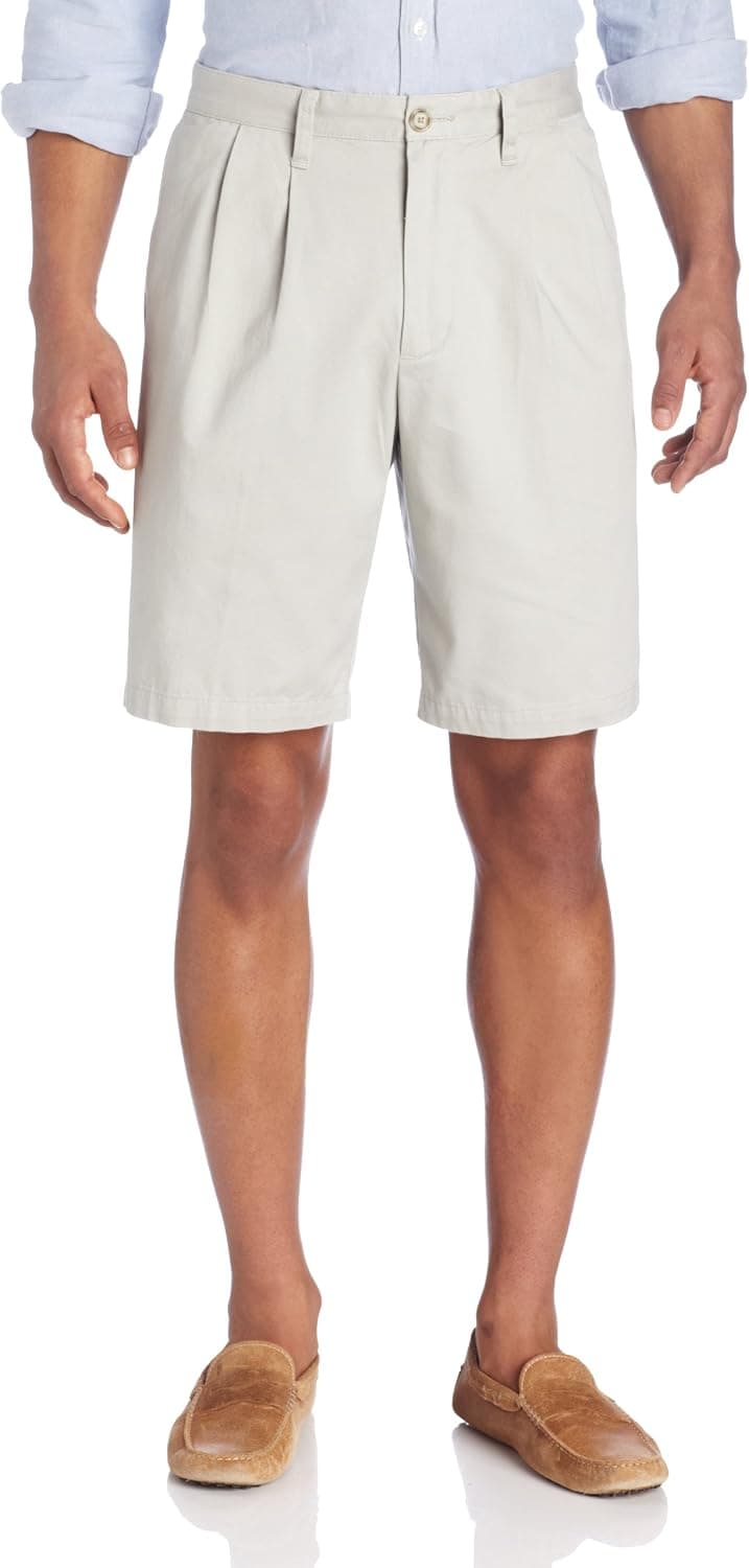 Dockers Men's Big and Tall Double Pleated Short