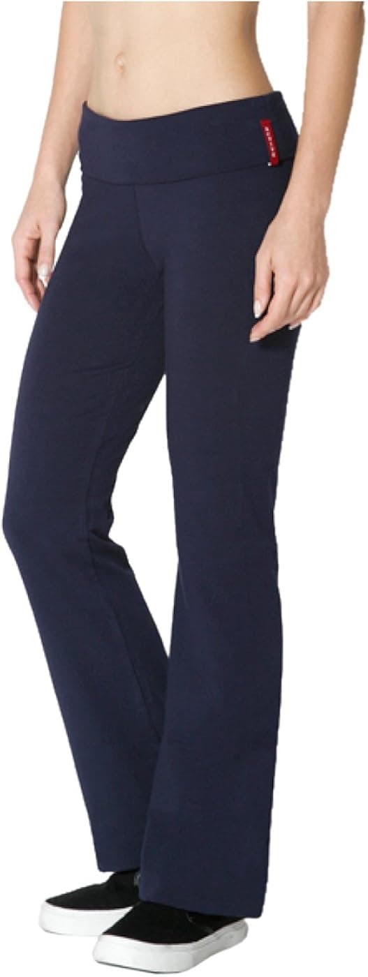 2LUV Women's Fold Over Waist Yoga Pants
