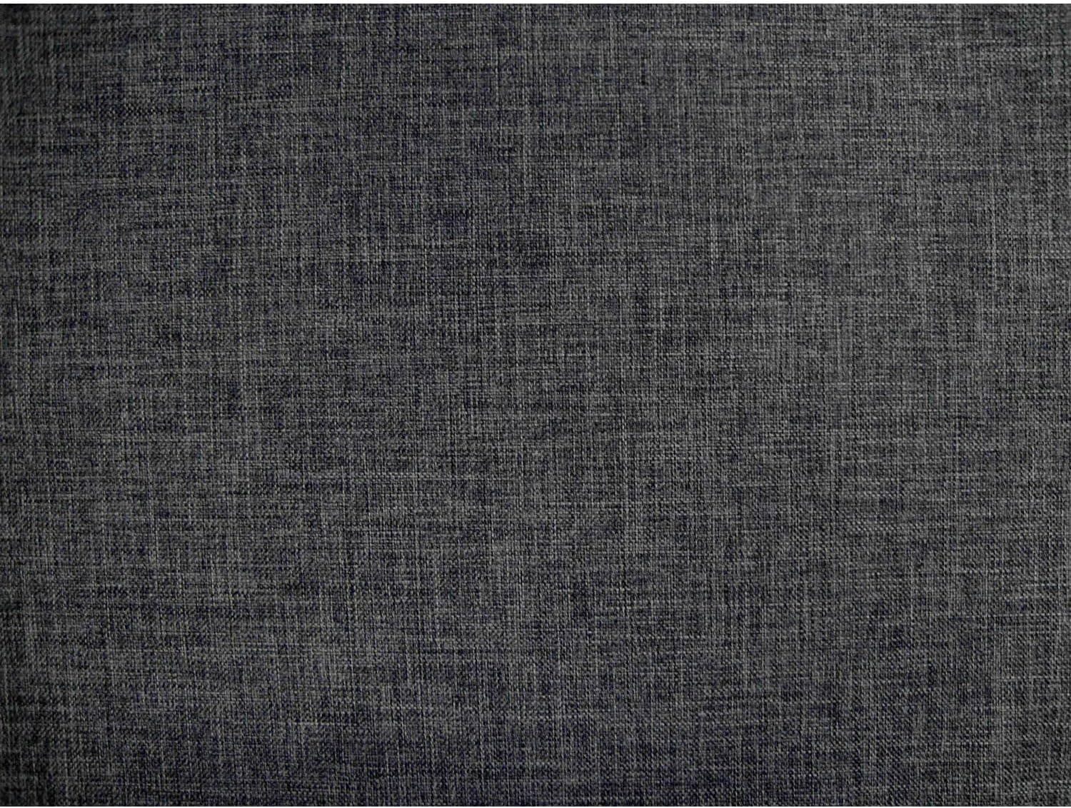 DCG Stores Umax Linen Texture Gray Bolster Pillows Set of 2, Proudly Made in USA