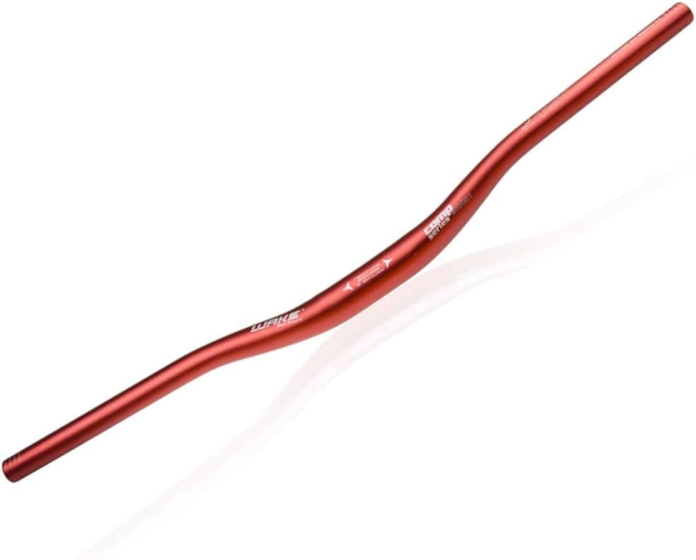 Mountain Bike Handlebar 31.8mm 780mm Riser Bar Extra Long MTB Handlebar Fit for Most Bicycle, Road Bike, BMX, Fixie Gear, Cycling (Aluminum Alloy, Red)